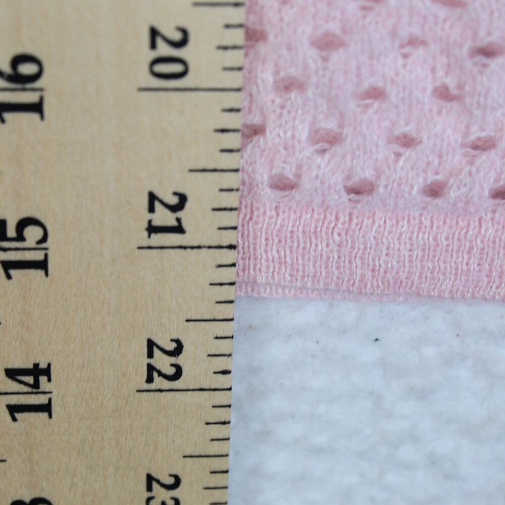 J McLaughlin Sweater Womens XS Cashmere Linen Pink Open Knit Lightweight - Picture 6 of 7